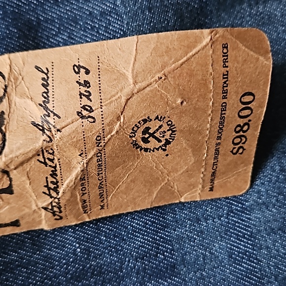 New with Tags  PD&C Paper Denim Cloth Men's Slim Straight Jeans  46X30  OWEN $98 - Picture 9 of 17